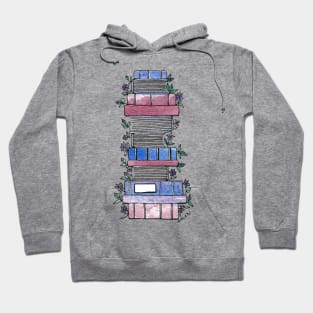 Flowery Books Hoodie